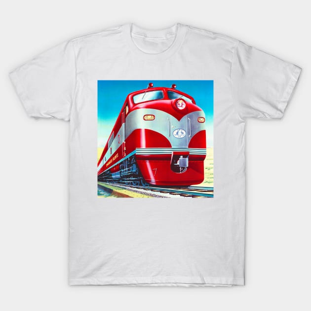 Trans-Australian Railway T-Shirt by KarwilbeDesigns